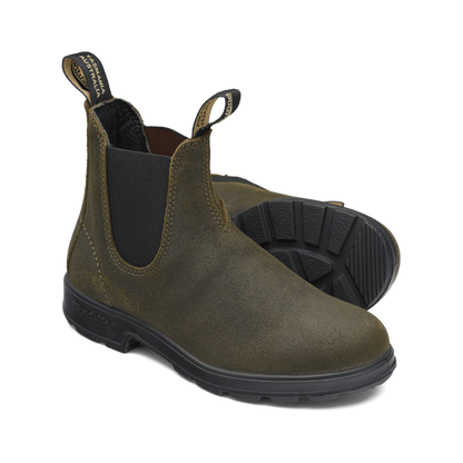 Dark olive chelsea sales boots
