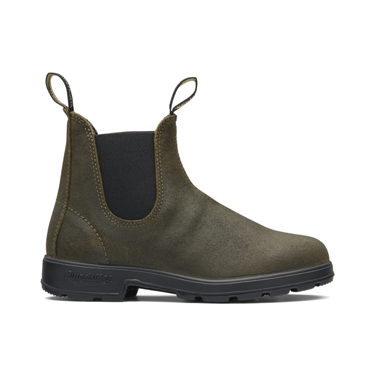 Waxed suède boots